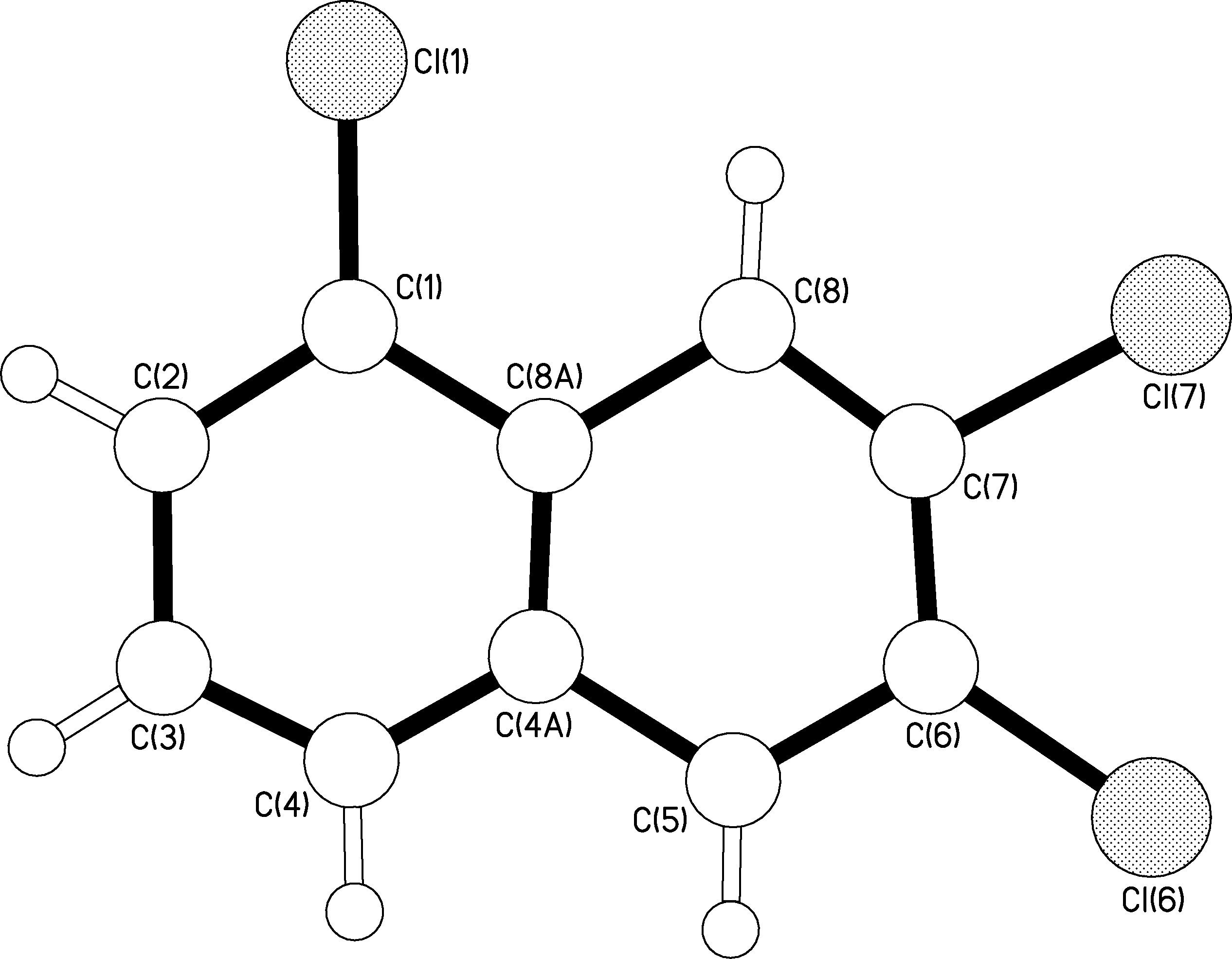 1,6,7 tri-chloro-naphthalene